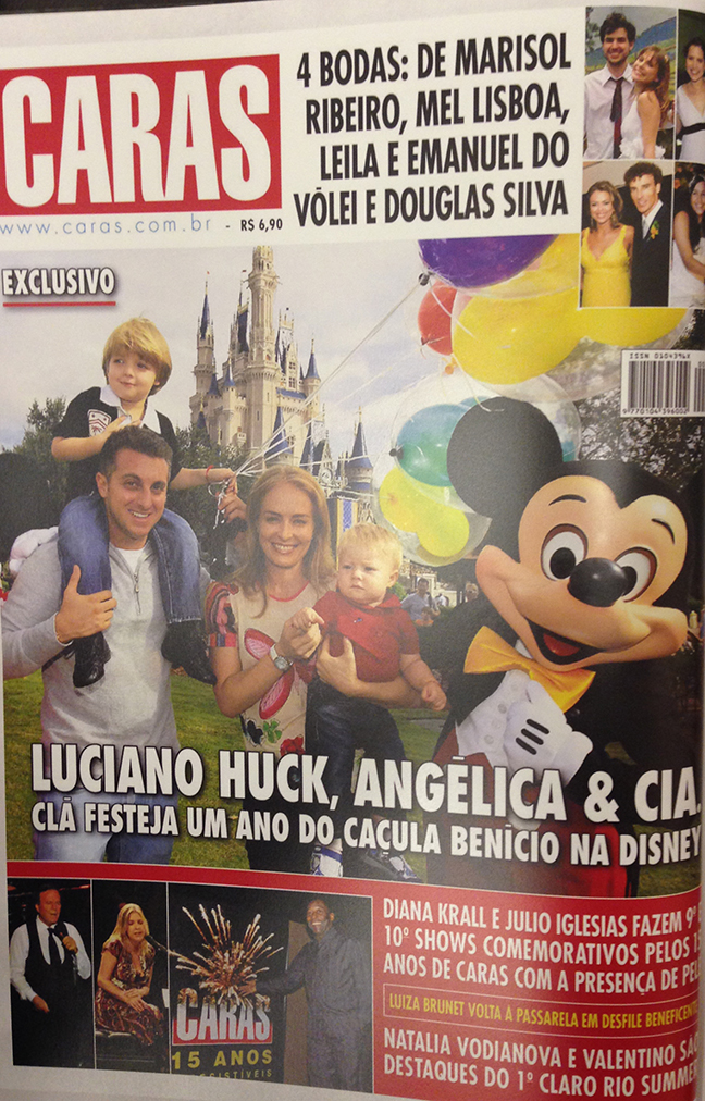 Luciano Huck, Angelica e cia. na Disney - Andrea Guimarães